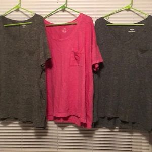 Lot of Old Navy Boyfriend shirts
